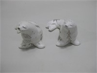 Two 3.5" Northwest Coast Pottery Seals