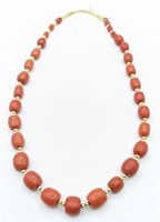 Ladies 24" Coral Necklace