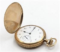 14K Gold Elgin Hunting Case Pocket Watch