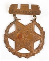 1900 Street Fair Houghton Michigan Pin Badge