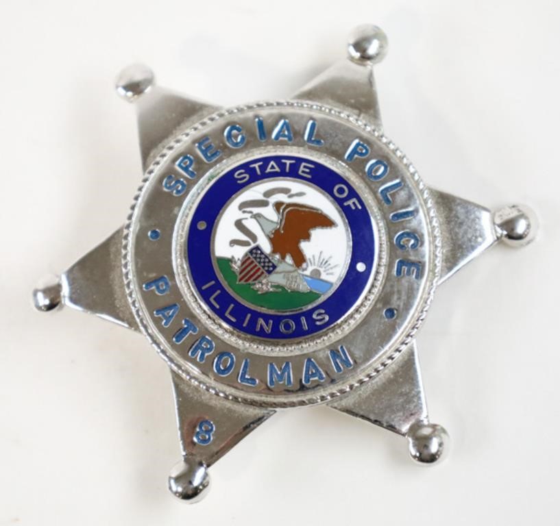 State Of Illinois Special Police Patrolman Badge