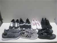 Assorted Adidas Shoes Largest Sz10.5 See Info