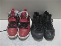 Two Pairs Nike Air Jordan Shoes See Info