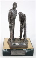 Michael Ricker Byron Nelson Signed Golf Sculpture