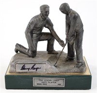 Michael Ricker Gary Player Signed Golf Sculpture