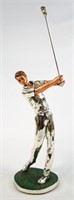 Plata Artistica .999 Silver Plated Golf Sculpture