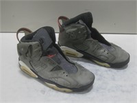 Air Jordan 6 Retro Olive Shoes Sz 9.5 See Info