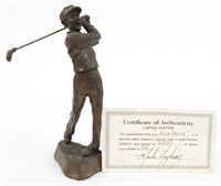 Mark Hopkins "Nice Drive"  Bronze Golf Sculpture