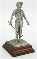 Hudson Pewter "Thought I Had It" Golf Sculpture