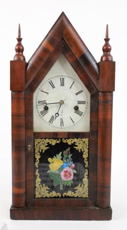 Antique Ansonia Brass Co. Mantel Clock