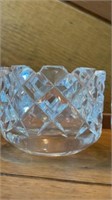 Orrefors Sweden Small Crystal Bowl Dish Scalloped