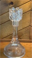 Vintage Orrefors Sweden crystal cut candlestick