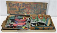 1950's Marx Medieval Castle Fort Playset Set
