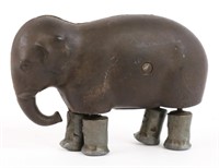 Antique Cast Iron Elephant Ramp Walker Toy