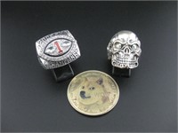 2005 SEC Repro Champ Ring, Skull Ring & Doga Coin