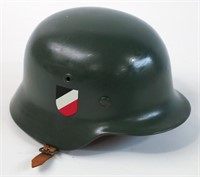 Repainted WWII German M40 - E66 Army Heer Helmet