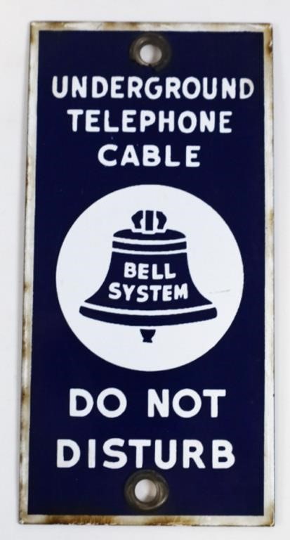 Vintage SSP Bell Systems Do Not Disturb Sign