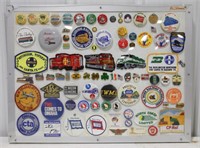 Wall Display Case Railroad & Plane Memorabilia