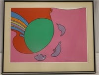 1971 Peter Max "Planetary Vision" Serigraph 48/100
