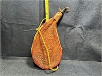Vintage Leather Wine Water Pouch Bag