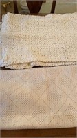 Ivory Crocheted tablecloths