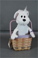 Vintage Animated Easter Bunny in Basket
