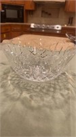 Waterford Crystal Scalloped Bowl 9 in. Wide