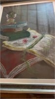 Fairy Books Pastel drawing on paper dark, image