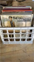 Crate Of Record Albums LPs 33’s The Graduate