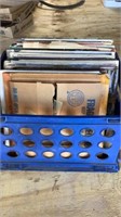 Crate of Record Albums LPs 33’s Willie Nelson Al