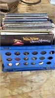 Crate Of Record Albums 33’s LPs Willie Nelson
