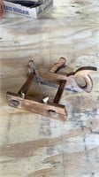 Antique Brass and Wood Plough Plane No Markings