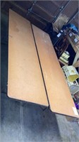 (2) Work Tables 2 ft x 8 ft x 29 in Tall