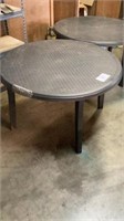 45 in Wide Plastic Patio Table 28.5 in Tall