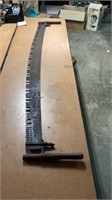 Antique Cross Cut Saw 76 in Long