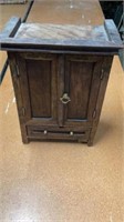 Vintage Handmade Jewelry Cabinet 6x11x15 in Tall