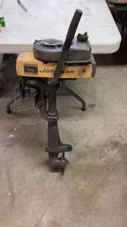 1969 Johnson Outboard Motor Untested #1R69C