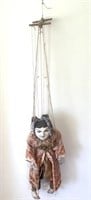Antique Wood Marionette Girl Japanese theatre 25