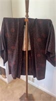 Vintage Silk Floral Kimono Jacket