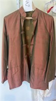 Dupioni Silk Asian Jacket