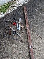 Clamp Lot Large Level and Crowbar
