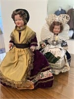French celluloid dolls with tags, Poupees Cybelle
