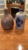 Japanese Saki Pottery Bottle Decoration Only