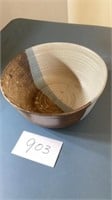 Handmade, ceramic, serving bowl, fruit bowl, 12