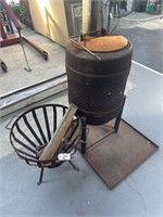 Shed Wood Heater & Wood Bin (doesn’t include