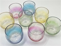 Vintage Color Highball Glasses