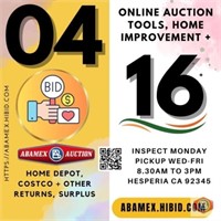 Next auction date Apr 16th 1st item sells at 10am