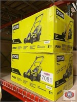 (2 pcs) assorted RYOBI electric lawnmowers