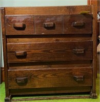 VINTAGE LODGE STYLE DRESSER