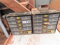 2 Stanley Small Parts Cabinets & Contents